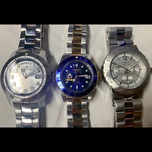 Set of three Invicta watches in Disney Dive box.